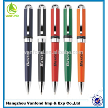 Twistable plastic promotional pen with customized logo